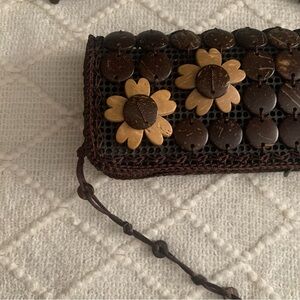 Coconut Shell Crossbody Bag